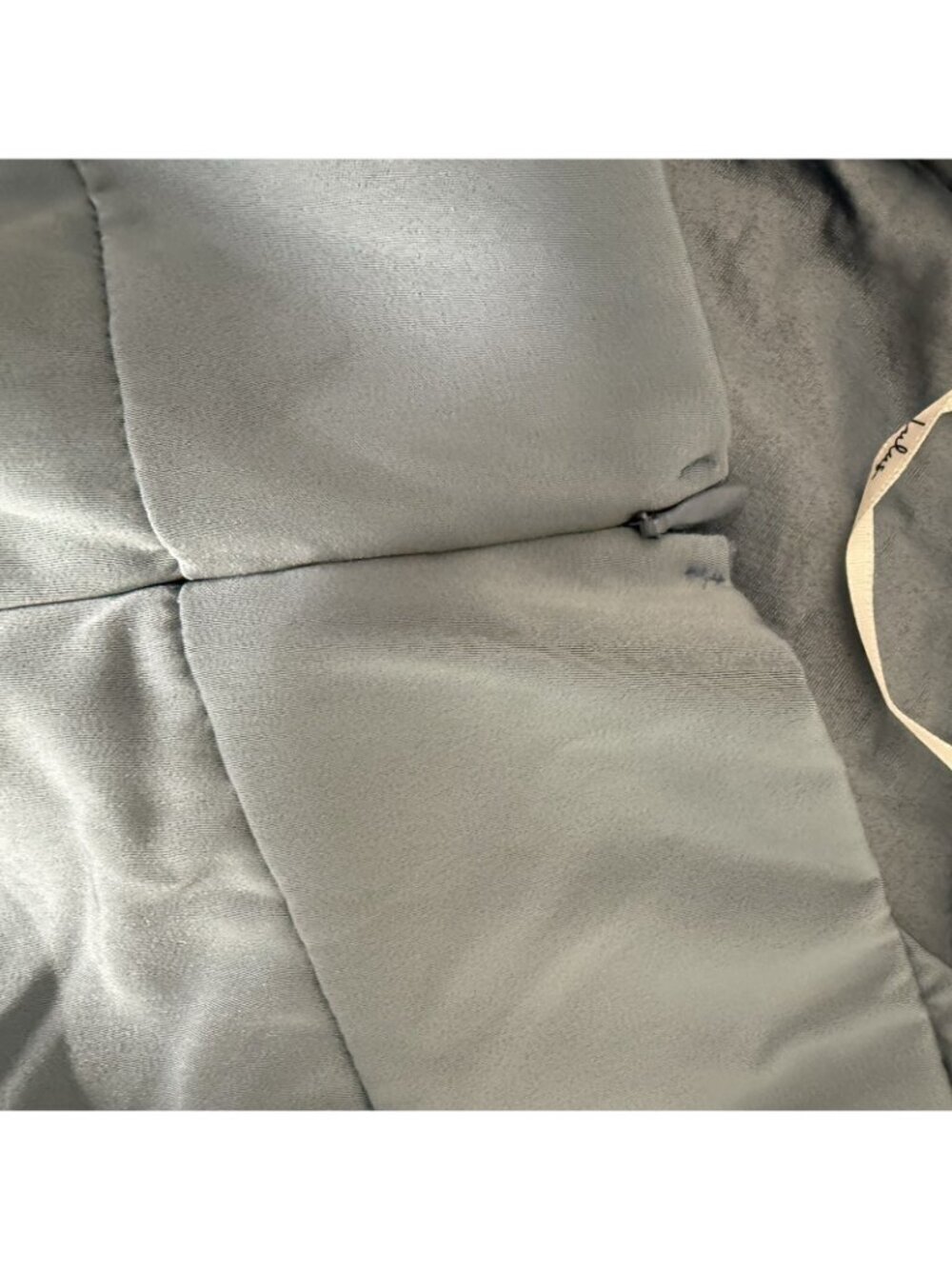 NWT Lulus Going with Elegance Slate Blue Satin Tiered Gown Bridesmaid Gala Small - Picture 13 of 14